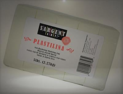 white plasticine modeling clay