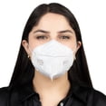 thumbnail image 1 of Mascarilla Desechable de 3 capas Máscara de Polvo para Adultos Transpirable Color Blanco (10 Piezas) Lutema M93I, 1 of 6