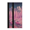 thumbnail image 2 of 2 Pack Universal Adjustable Appliance Handle Covers for Fridge Oven Dishwasher Kitchen Decor A Pink Landscape, 2 of 6