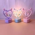 thumbnail image 3 of DIY Sanrio Night Light Cute Hello Kitty Kulomi Melody Love Creative Romantic LED Table Lamp Bedside Lighting Room Decoration, 3 of 22