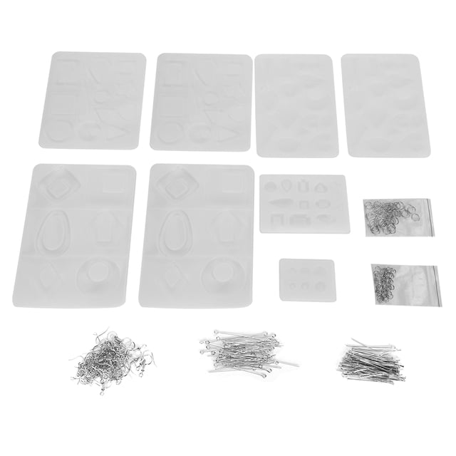 Moldes de fundición de silicona, herramientas con ojos abiertos, juego de anillos para joyería, colgante, fabricación artesanal DIY