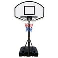 thumbnail image 2 of Portable Poolside Basketball Hoop - Adjustable Height 3.1ft - 4.7ft, 36" Backboard, Fillable Base, Indoor/Outdoor Play for Kids & Adults - Weather-Resistant, 2 of 5