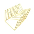 thumbnail image 4 of Organizador de archivos para escritorio, revistero, estantería de escritorio para oficina y hogar. Oro, 4 of 9