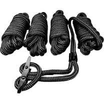 Sand Shark 15ft Boat Rope, 1/2in Dock Lines, Double-Braided Nylon ...