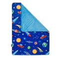 thumbnail image 3 of Wildkin Baby Plush Velour Blanket for Girls and Boys (Out of this World Blue), 3 of 6