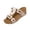 Beige_018, variant on women's platform wedge sandals faux cork footbed sandals, Comfortable Dressy Wedges for Work, Travel, Beach and Everyday Walking Shoes Brown 6.5（EU-37）