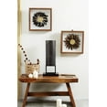 thumbnail image 6 of Decmode Eclectic Style Brown & Black Feather Shadow Box Wall Décor in Square Wood Frames, Set of 2: 15” x 15”, 6 of 6