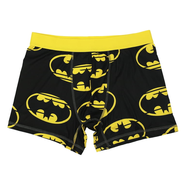 Men's Adult Batman Boxer Brief Underwear 3-Pack - Gotham's Finest Comfort-XL