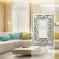 thumbnail image 2 of Amerelle 65RAW Moderne Wallplate 1 Rocker / 1 Duplex Cast Metal White 1-Pack, 2 of 7