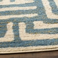 thumbnail image 3 of SAFAVIEH Amsterdam Elvan Geometric Area Rug, Ivory/Light Blue, 5'1" x 5'1" Round, 3 of 8