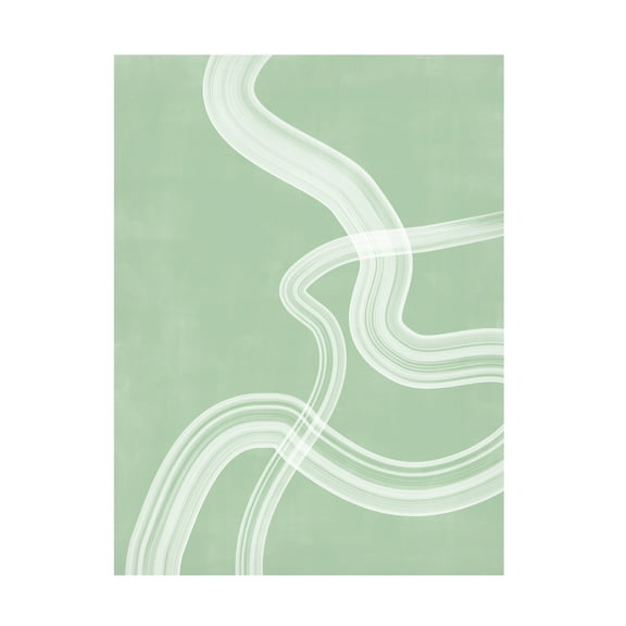 Trademark Fine Art Elena Ristova green18 Canvas Wall Art