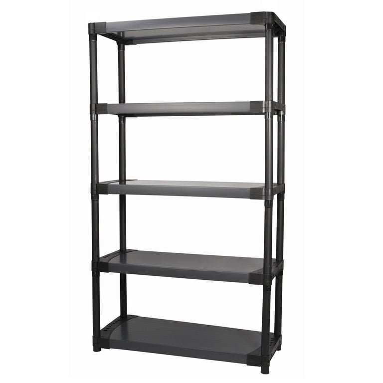 Grosfillex 36" 5-Tier Plastic Resin Shelving Unit photo 1