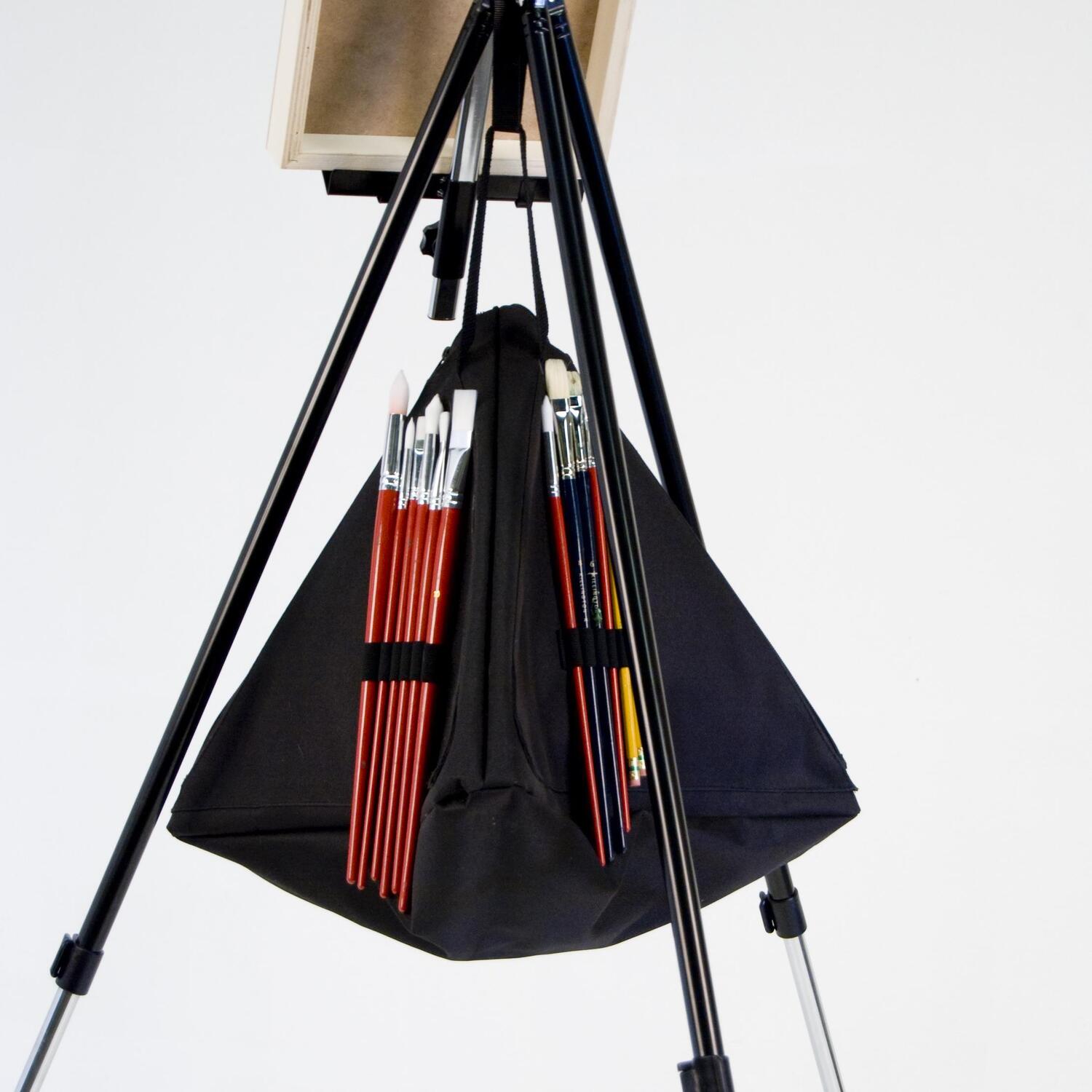 Studio Designs Pyramid Art Supplies Organization, Hanging Storage Bag with Zipper, Black (16" W)- 18698 - image 4 of 4