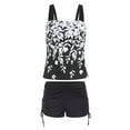 thumbnail image 3 of PENGXIANG One Piece Swimsuits For Women Plus Size Women‘s Tankini Large Bikini Set Digital Print Suspender Beach Split Swimsuit, 3 of 6