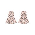 thumbnail image 2 of BemeyourBBs Kids Toddler Baby Girl Summer Golf Dress Outfit Athletic Workout Dress Clothes Sleeveless Tank Dress Lapel Collar Half Zipper A Line Dress Party Princess Dresses, 2 of 9
