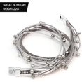 thumbnail image 5 of Women Wrap Bracelet Multilayered Leather Braided Bangle Wrist Cuff Bangles Gift, 5 of 5