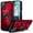Red, variant on Compatible for Motorola Moto g POWER 5G (2024) Phone Case with Tempered Glass Screen Protector, Nagebee Full-Body Protective [Military-Grade] Magnetic Car Mount Ring Holder Durable Cover (Green)