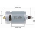 thumbnail image 2 of RS550 21V 29800RPM 8.2MM Gear 14 Teeth DC Motor with TwoSpeed and High Torque Gear Box for Electric Drill/Screwdriver 1Pcs, 2 of 5