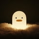 thumbnail image 2 of Luz de noche de pato, lindo animal de silicona, luz nocturna, lámpara de mesa recargable, lámpara de noche con sensor táctil para bebés, niñas, mujeres, dormitorios,, 2 of 5