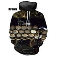 thumbnail image 2 of Sudadera con capucha con estampado 3D de tambor de jazz para hombre, sudadera con personalidad a la moda, ropa de calle de hip hop, sudaderas con capucha para hombre, 2 of 5