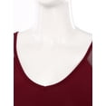 thumbnail image 5 of Rswnyirn Womens Adult Ballet Dance Leotard Solid Color Ballet Gymnastics Dance Wear for Girls Burgundy XL, 5 of 7