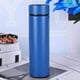 thumbnail image 1 of Tazas, tazas con tapa, tazas de café helado con tapa, termo de acero inoxidable para uso doméstico y comercial, con colador de té, a prueba de fugas, taza de café, regalo., 1 of 4