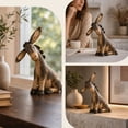 thumbnail image 3 of Vintage Style Donkey Animal Ornament, Farmhouse Donkey Figurine, Rustic Animal Statue for Home Shelf, Entryway Console, Study Desk, Cottage Decor and Animal Lover Gifts, 3 of 7