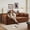 Brown, variant on Topcobee 78.8" Compression Sofa, Convertible Floor Sofa Bed with Pillow Back Support, Armrest, Corduroy Fabric, Sleeper Sofa Bed, Convertible Couch, Gray