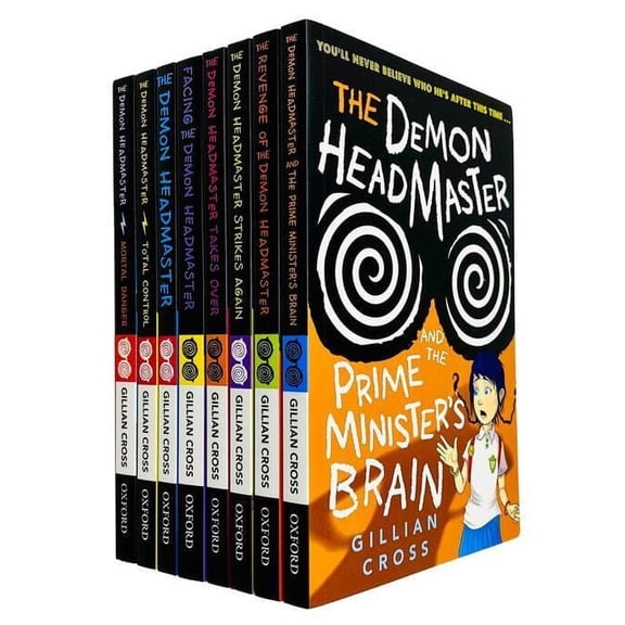 The Demon Headmaster Collection 8 Books Set - Fiction - Paperback - Gillian Cross