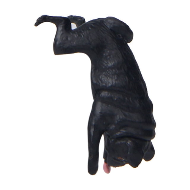 AKEGAMN Clearance! Realistic Pug Dog Figurine Hanging On Cup Rim DIY Garden Accessory Realistic Pug Dog Figurine Hanging On Cup Rim DIY Garden AccessoryFeatures:Home & Garden Yard, Garden &