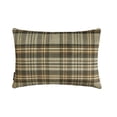 thumbnail image 5 of Winter Plaid Lumbar Pillow Cover, 12" x 16" Gray Velvet Pillowcase, Modern Plaid Farmhouse Buffalo Check Oblong Pillow Cover For Sofa Couch, Hotels, Living Room, Bed Room - Plaidflow Gray, 5 of 9