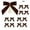 Brown, variant on Hwkond Christmas Decorations Outdoor 12pc Christmas Decorations 5.5cm Mini Small Christmas Tree Hanging Ornaments,Orange on Clearance