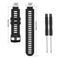 thumbnail image 2 of Silicone Watch Band Compatible with Gar Min Forerunner 735XT 235Lite 230 220 Includes Two Tool, 2 of 7