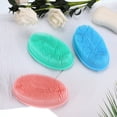 thumbnail image 6 of Unique Bargains 1 Pc Bath Brush Back Scrubber for Bathroom for Shower 4.72"x2.76"x1.34" Green, 6 of 6