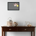 thumbnail image 3 of PinPix 18x12 Custom Cork Bulletin Board Black - White Clover Poster Board Has a Fabric Style Canvas Finish, Framed in Black - White Clover, by ArtToFrames (PinPix-121), 3 of 5