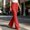 *Red, variant on ClodeEU Women's High Waist Slim Flare Pants,Vintage Fashion Bootcut Pant with Pockets Black,Women's Plus L