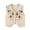 #458 Beige, variant on Women's Floral Crochet Vest Hollow Out Open Front Vintage Boho Lace Button Sleeveless Crochet Knit Cardigan ,Beige