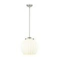 thumbnail image 7 of Innovations Lighting - White Venetian - 1 Light Stem Hung Pendant In Modern, 7 of 7