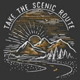 thumbnail image 2 of Men's Lost Gods Take the Scenic Route Road Sweatshirt, 2 of 4