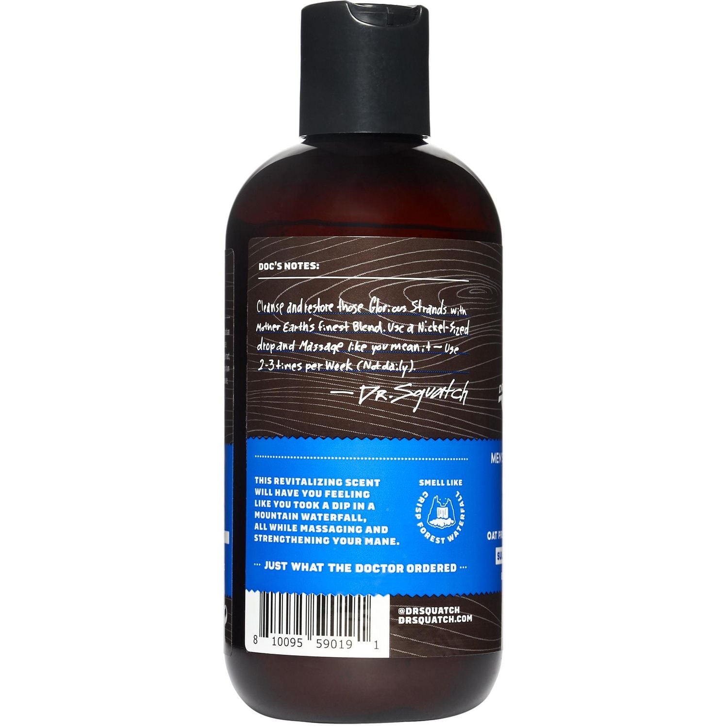 Dr. Squatch Shampoo, Fresh Falls, Refreshing Scent