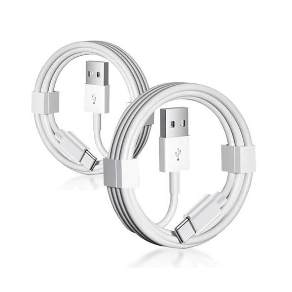 2 Pack 10ft Long USB A to USB C Cable for Airpods 4 Pro 2nd, iPhone 16e 17 Air 16 15/16 15 Pro Max 15 Plus Data Cord, iPad USB C Cables 10th Mini 6th Gen,MacBook,Samsung Charger Charging