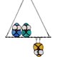 thumbnail image 1 of Búho multicolor en una vidriera de alambre Colgando Suncatchers, Bird Suncatcher para ventanas Paneles Colgantes Sun Catcher Adorno Decoración para Wal, 1 of 5