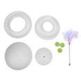 thumbnail image 2 of Puzzle Kitten Exercise Toy, Turntable Cat Toy, Interactive Automatic Ball Toy with Rotating Mechanism, Captivating Distraction for Cats, Built to Last & Indoor Play, Enhance Cat, 2 of 7
