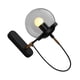 thumbnail image 3 of Monstrate Lámpara de pared Dormitorio Atmósferas Noche E27 Luz Decorativo Desmontable Pasillo Pasillo Iluminación de entrada con tornillos Iluminación y accesorios Negro Monstrate HA065820-02B, 3 of 6