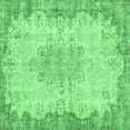 thumbnail image 1 of Ahgly Company Indoor Square Persian Emerald Green Traditional Area Rugs, 5' Square, 1 of 4