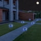 thumbnail image 2 of Juego de 4 luces solares para exterior, luces solares de pared para decoración de jardín, luces solares impermeables para exterior, mini antorchas decorativas para jardín, patio, encendido/apagado, 2 of 5