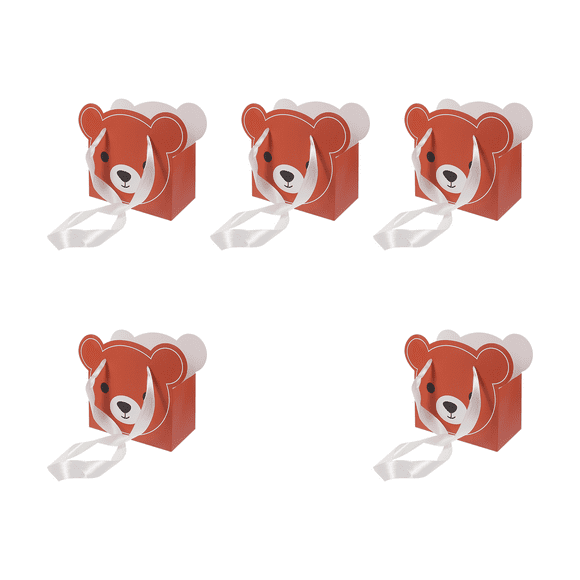 KAKOWELY 5 cajas de flores portátiles de papel Kraft, prácticas bolsas de regalo, bolsas para sujetar flores con la mano.