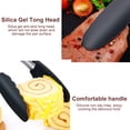 thumbnail image 4 of Pinzas para Cocina Wosthever de Silicona y Acero Inoxidable Negro 7 Pulgadas, 4 of 6