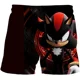 thumbnail image 3 of Pantalones de playa para niños de 4 a 14 años, pantalones cortos Sonic The Hedgehog, pantalones Harajuku para niñas y niños, estampado de dibujos animados en 3D, 3 of 5