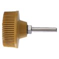 thumbnail image 1 of maskred Electric Drill Disc Brush Car Washing Toilet Power Rubber Round Scrub Pad Floor Kitchen Sinks Bathtub Housekeeping Yellow 2 Inch 1Set, 1 of 6